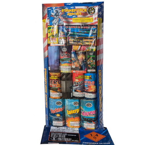 Strike Force Assort Fireworks Fountain Combo Pack